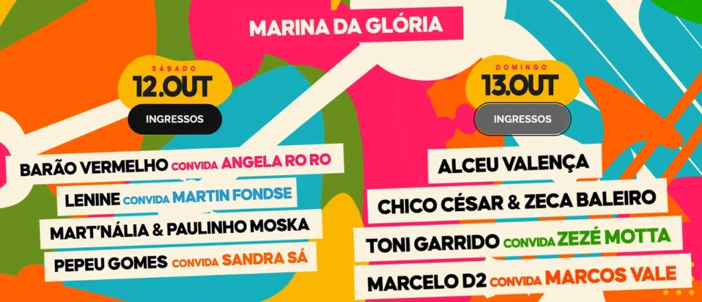 Grade de Artistas do Rio Jazz Fest 2024