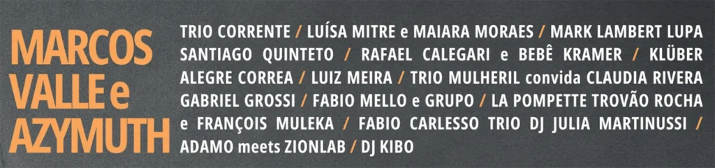 Line-up do Floripa Jazz Festival 2024